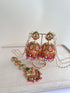 Gold & Multicolour Jhumka set