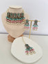 Haya Choker Set - Pink & Blue