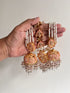 Samara Tikka & Earring Set - Pink